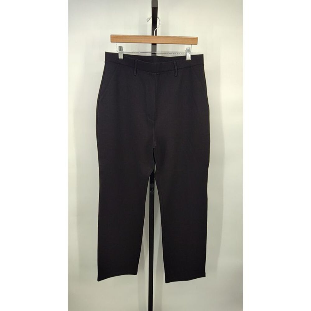 Quince Black High-Rise Tailored Pants